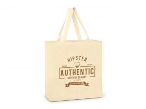 Promotional Eco Capri Cotton Tote Bags Short Handle (130gsm)