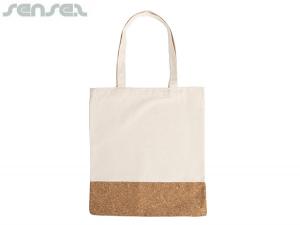 Promotional Eco Cotton Cork Tote Bags 250gms