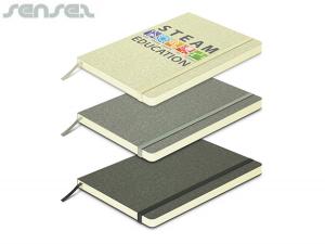 Promotional Elexus Textured Woven Notebooks (A5)