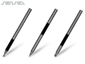 Promotional Stately Roller Aluminium Stylus Pens