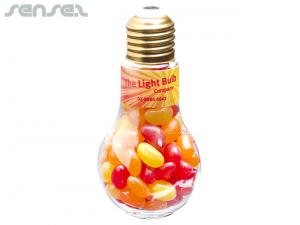 Promotional Jelly Bean Filled Light Globes (100g)