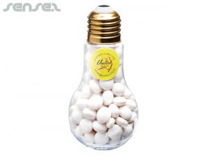 Promotional Mint Filled Light Globes (100g)