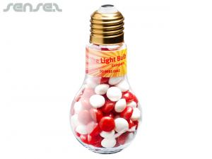 Promotional Chewy Fruit Filled Light Globes (100g)