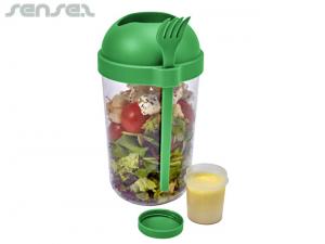 Promotional Salad Lunch Crisp Containers With Folk (950ml)
