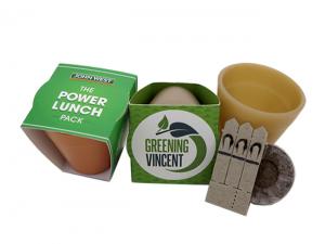 Flourish Eco Cornstarch Pots With Seed Sticks