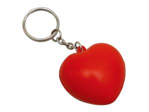 Promotional Heart Shaped Stress Keyrings