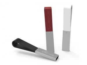 Promotional Strapped Leather USB Sticks (4GB)