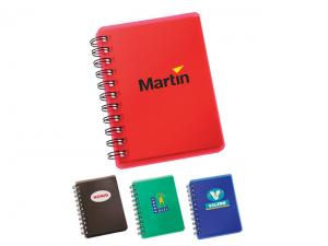Promotional Notebook Business Card Holders With Post Its