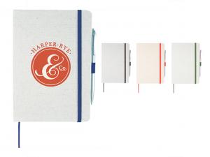 Promotional Moon Natural Canvas Notebooks (A5)