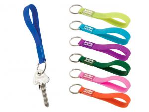 Promotional Sports Silicon Wristband Keyrings