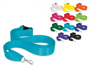 Promotional Coloured Ribbon Lanyards (20mm)