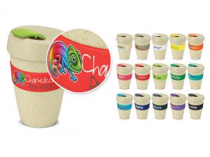 Promotional Double Wall Eco Rice Husk Coffee Cups (340ml)