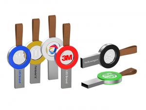 Promotional Leather Metal Acrylic USB Sticks (4GB)