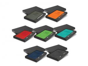 Promotional Leatherette Notebook And Pen Gift Sets