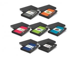 Promotional Heather Faux Notebook And Pen Gift Sets