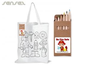 Promotional Creative Cotton Colouring Bags