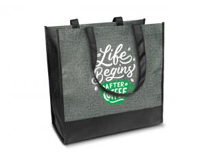 Promotional Black And Grey Non Woven Tote Bags