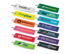Promotional Polyester Weave Key Rings