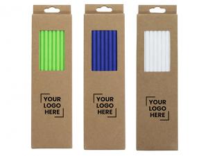 Promotional Eco Boxed Paper Straws (20 Straw Pack)