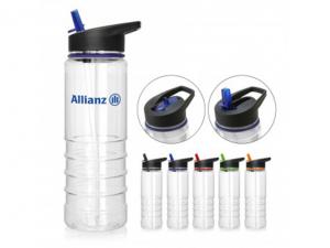Promotional Straw Flip Tritan Drink Bottles (750ml)