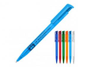 Promotional Okie Transparent Plastic Click Pens