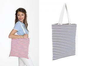 Promotional Santafino Stripped Cotton Tote Bags
