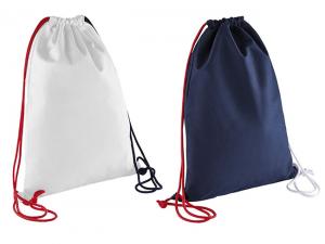 Promotional Salu Cotton Canvas Drawstring Backpacks