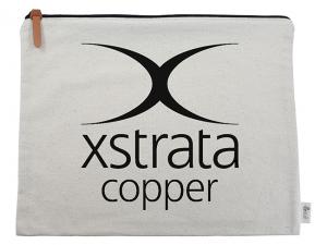 Promotional Unbleached Cotton Pencil Pouches (Large)