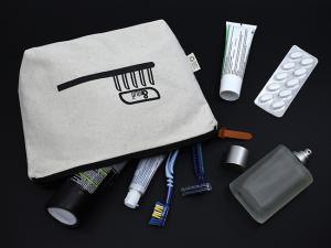 Promotional Unbleached Cotton Toiletry Bags (Med)