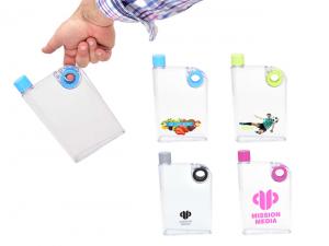 Promotional Nobel Flat Small Drink Bottles (380ml)