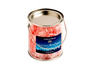 Promotional Candy Cane Filled Tins (x 40)