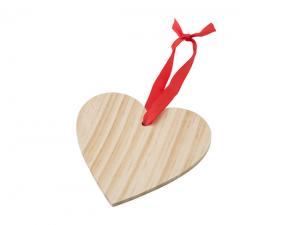 Promotional Wooden Heart Shaped Ornaments