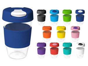 Promotional Flip Lid BPA Free Plastic Reusable Cups (535ml)