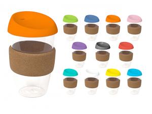Promotional Large BPA Free India Plastic Cups With Cork Band (535ml)