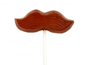 Promotional Chocolate Moustache Movember Lollipops