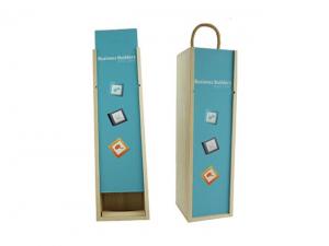 Promotional Wooden Full Colour Lid Wine Boxes