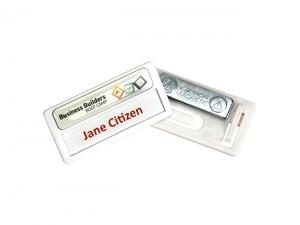 Staff Name Badges (White Epoxy)