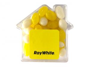 Promotional House Shaped Jelly Beans (50g)