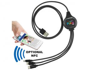 LED Illuminated NFC Charging Cables (1 Meter)