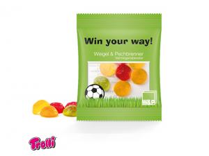 Soccer Ball Shapped Jelly Gum Mini Bags (10g)