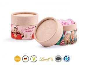 Promotional Biodegradable Kraft Paper Tubes Filled With Lollies - Small