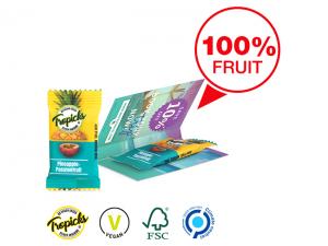 Promotional Promotion Cards With Fruit Snack (10g)