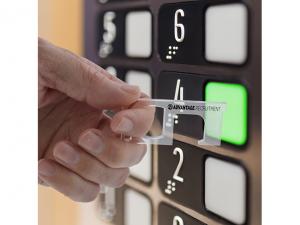 Promotional Clear Acrylic Touchless Keytags - Made in Australia