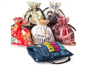 Promotional Polyester Drawstring Gift Bags (Small)