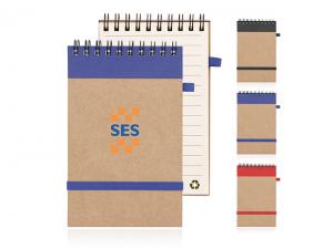 Promotional Eco Spiral Recycled Paper Notepads (Small)