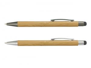 Retractable Bamboo Stylus Pen