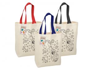 Promotional Colouring In Calico Trade Show Bags (140gsm)