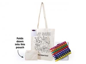 Promotional Foldable Calico Colouring In Bags