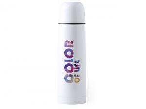 Promotional Full Colour Printed Stainless Steel Vacuum Flasks (500ml)