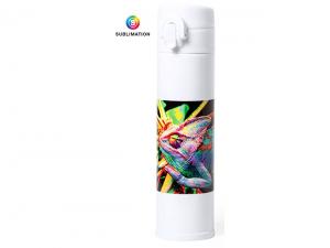 Promotional Full Colour Printed Double Walled Thermal Flasks (330ml)